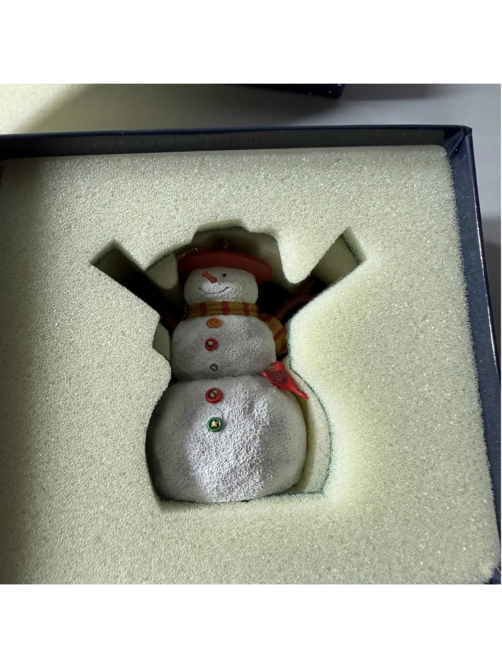 Lang Snowman Ornament One Size White Red Holiday Decor